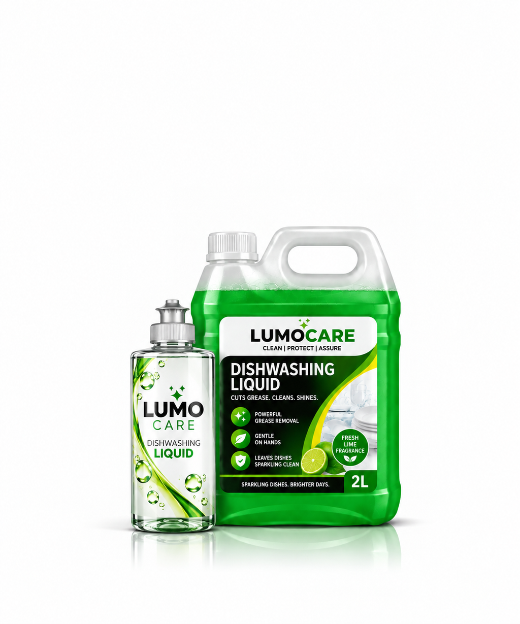 Lumo Care Dishwashing Liquid 2L with refill bottle