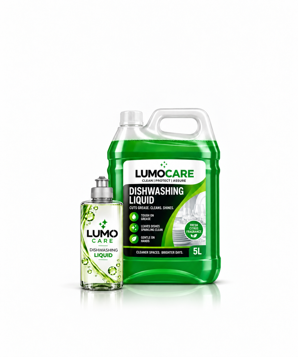 Lumo Care Dishwashing Liquid 5L with refill bottle